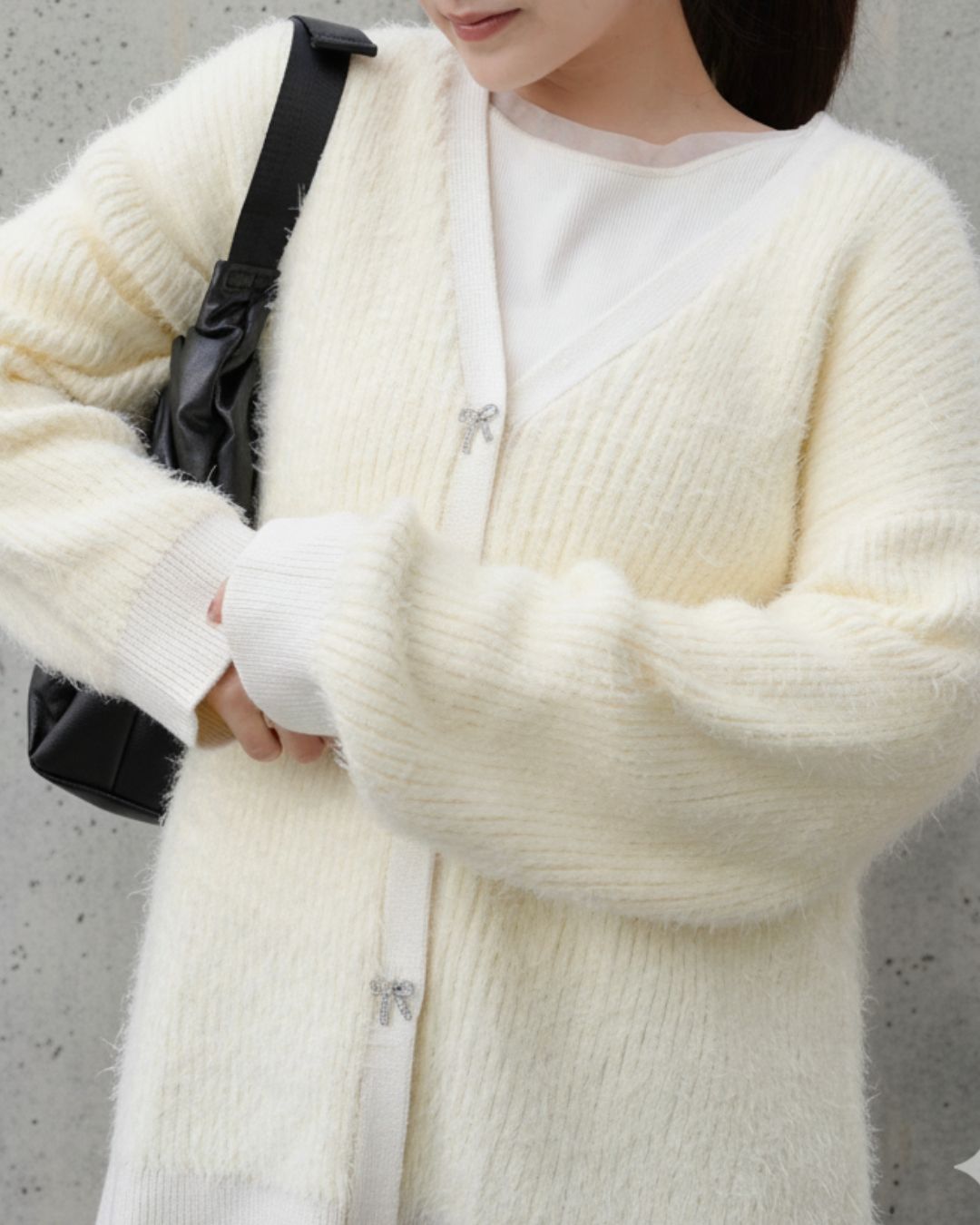 Feather Knit Cardigan