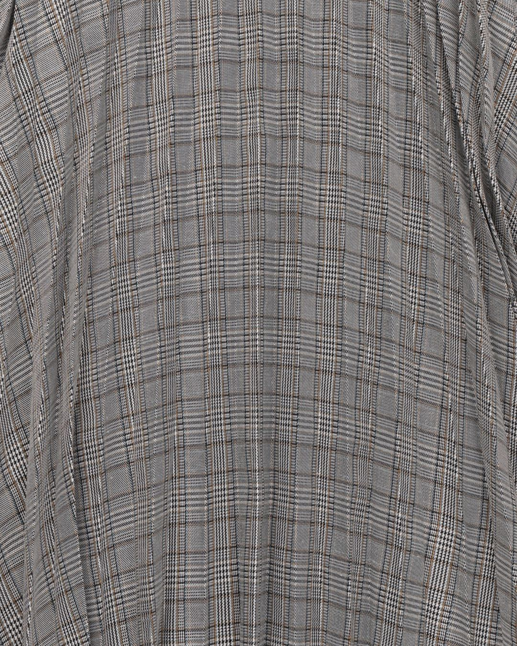 Check Pleats Minidress