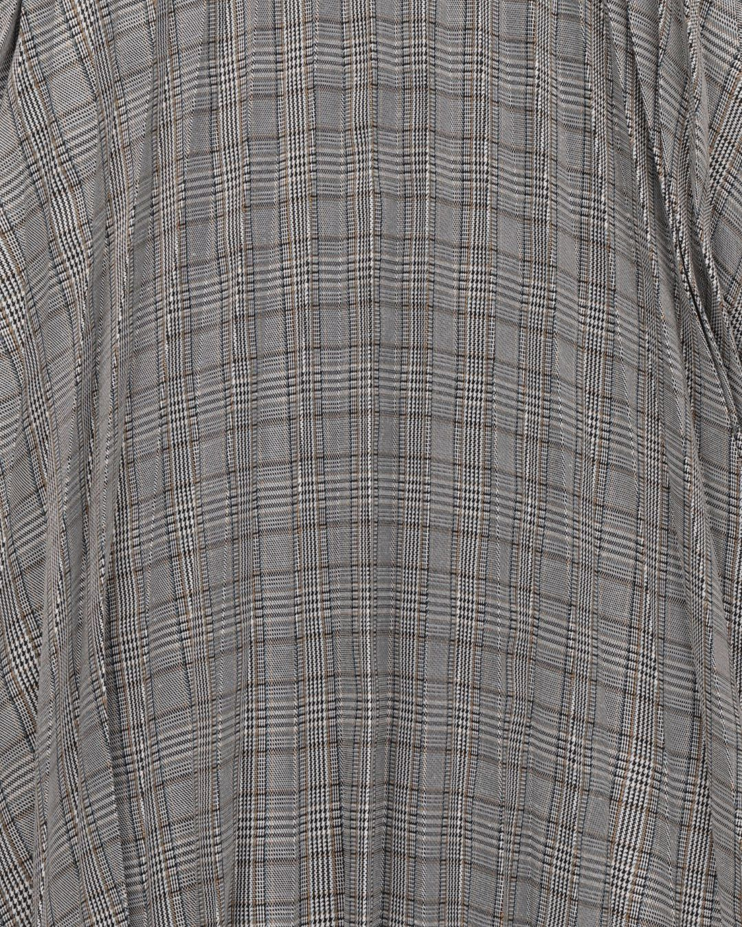 Check Pleats Minidress