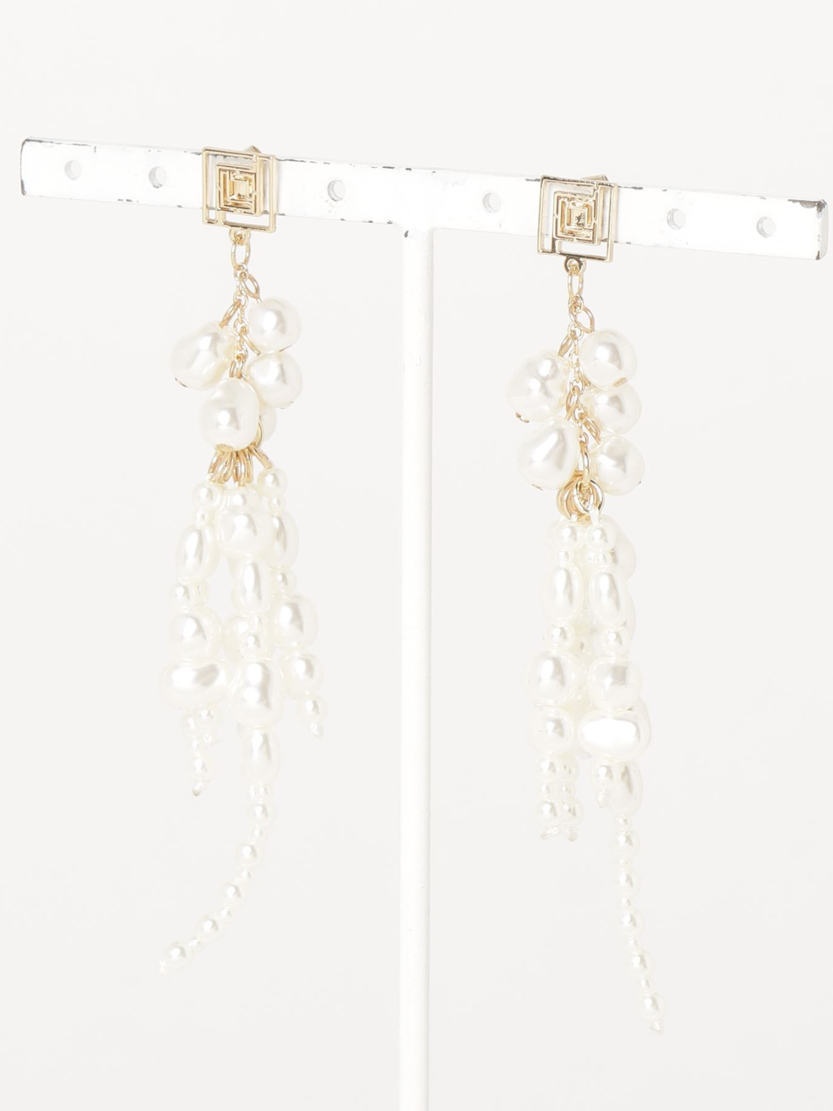 Lantinam Logo Pearl Earrings / Pierce