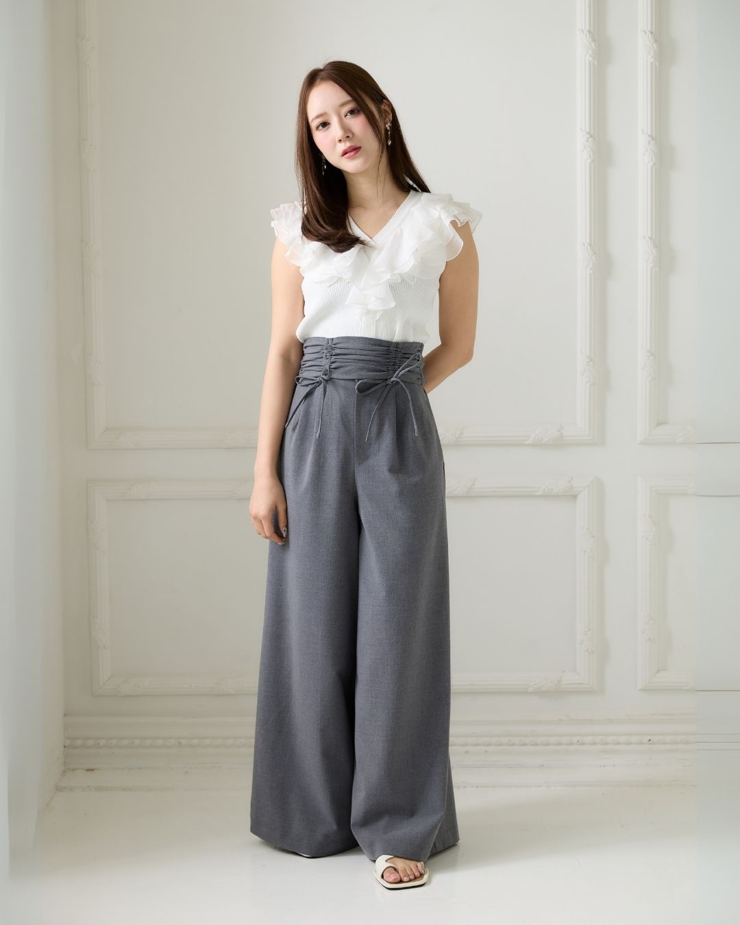 Organdy Frill Knit