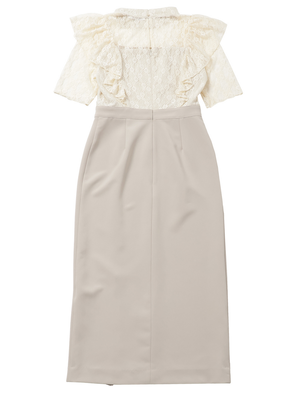 Lace Docking Slit Dress