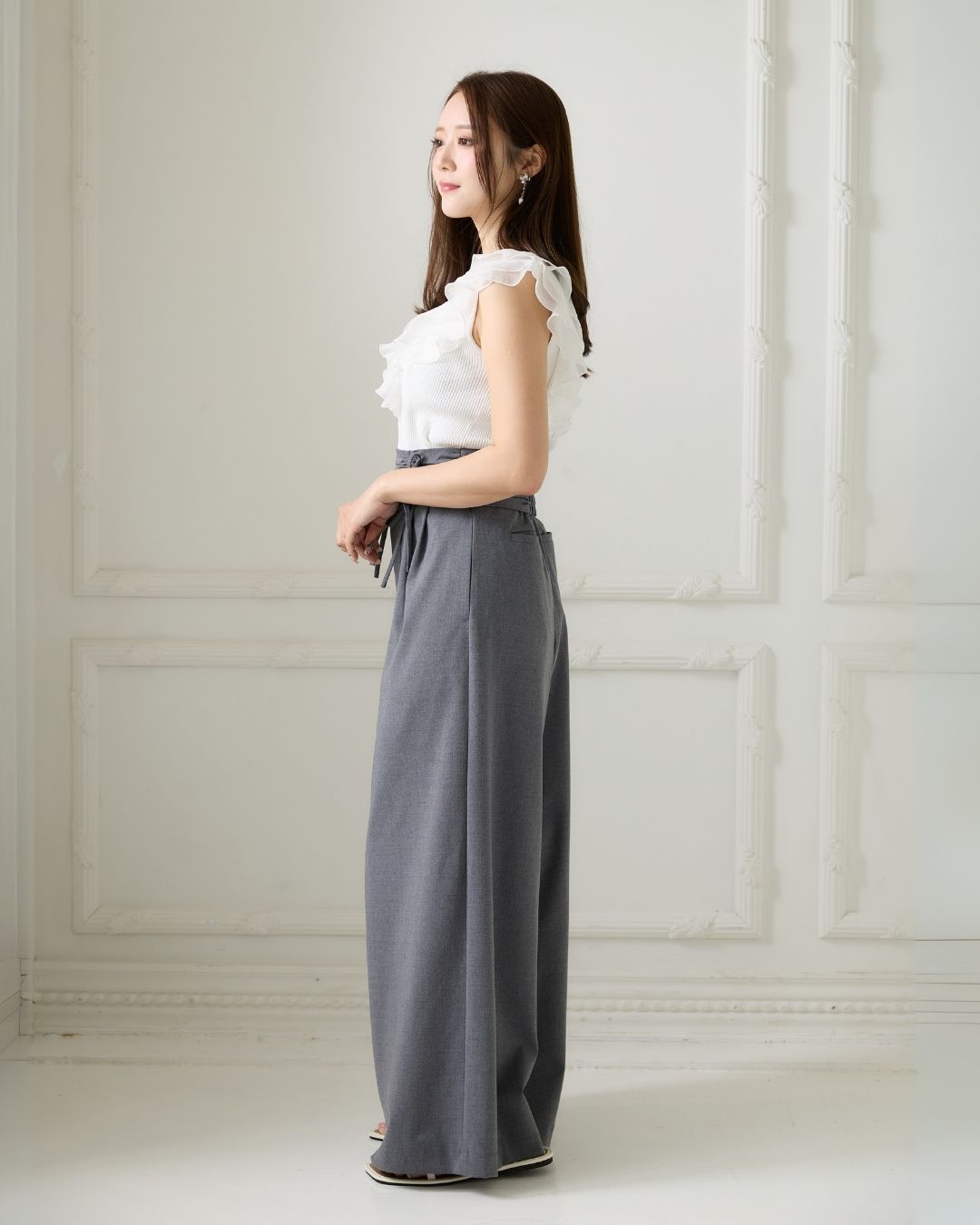 Organdy Frill Knit