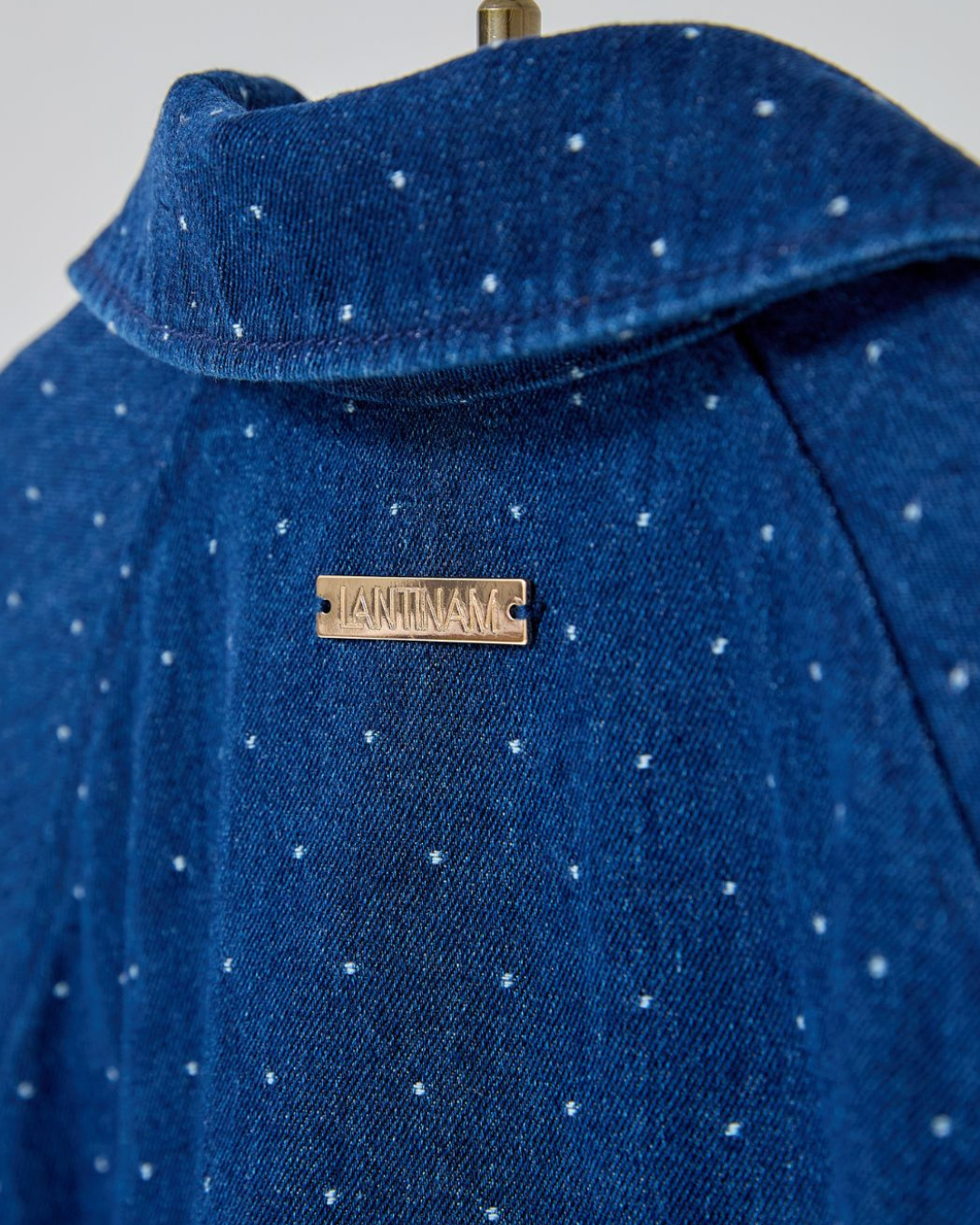 【UNISEX】Dot Denim Cover All