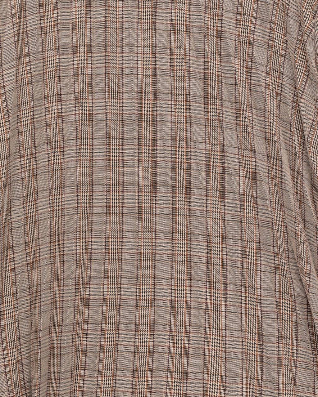 Check Pleats Minidress