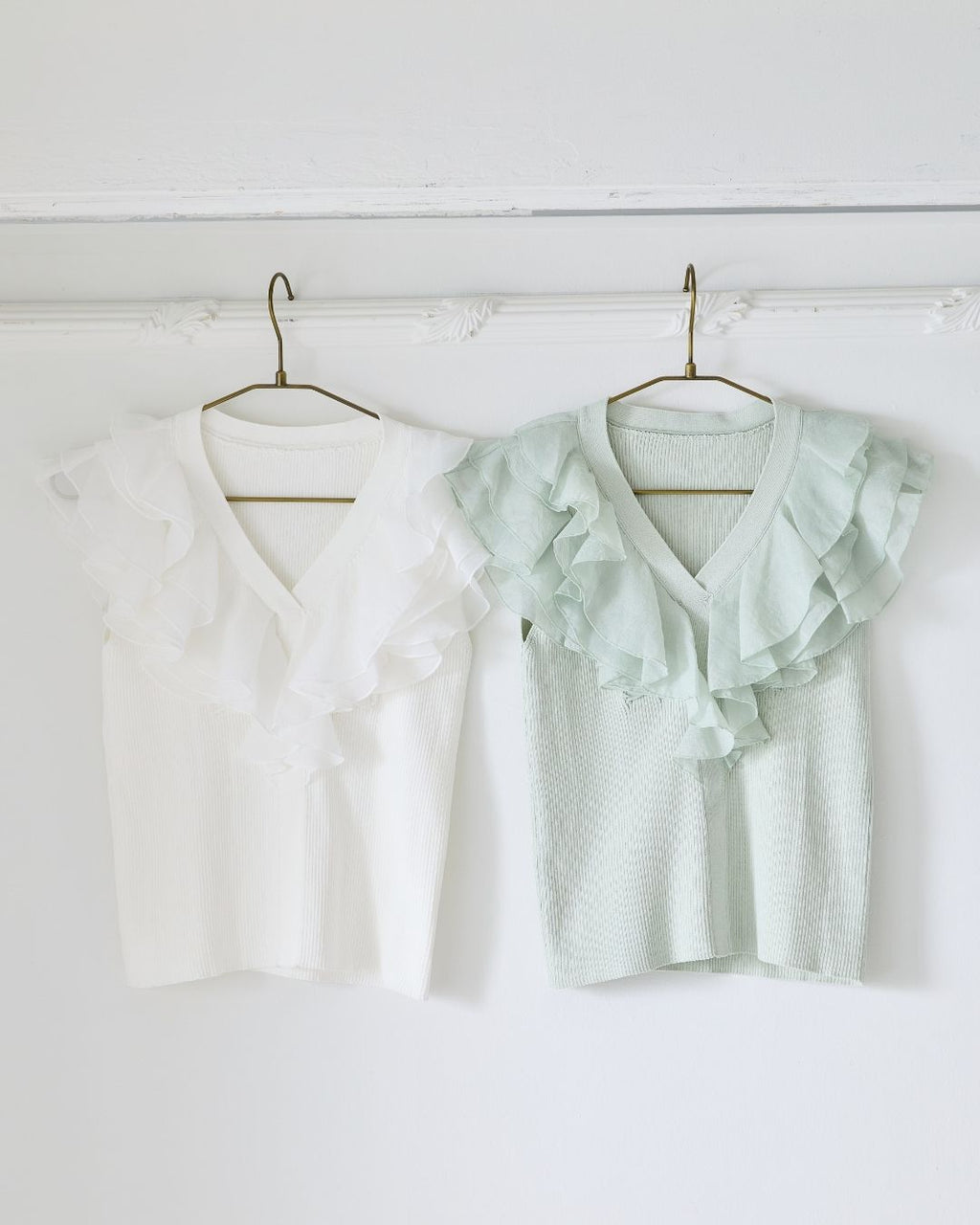 Organdy Frill Knit