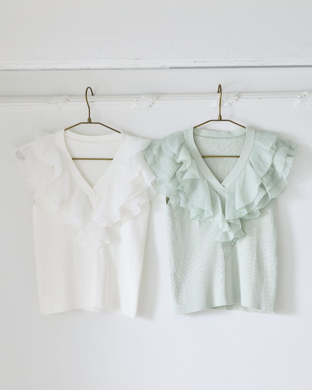 Organdy Frill Knit
