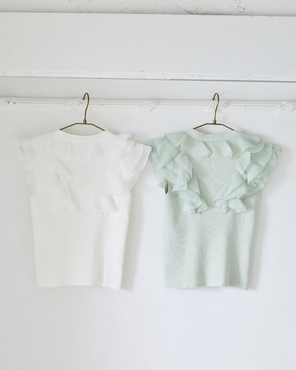 Organdy Frill Knit
