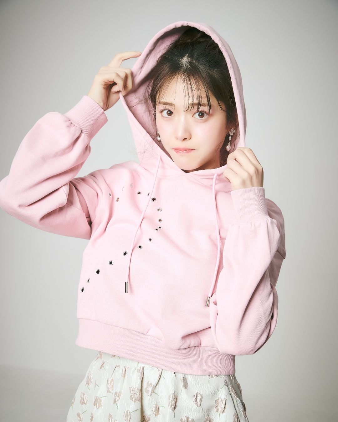 【Unisex】Heart Studs Hoodie