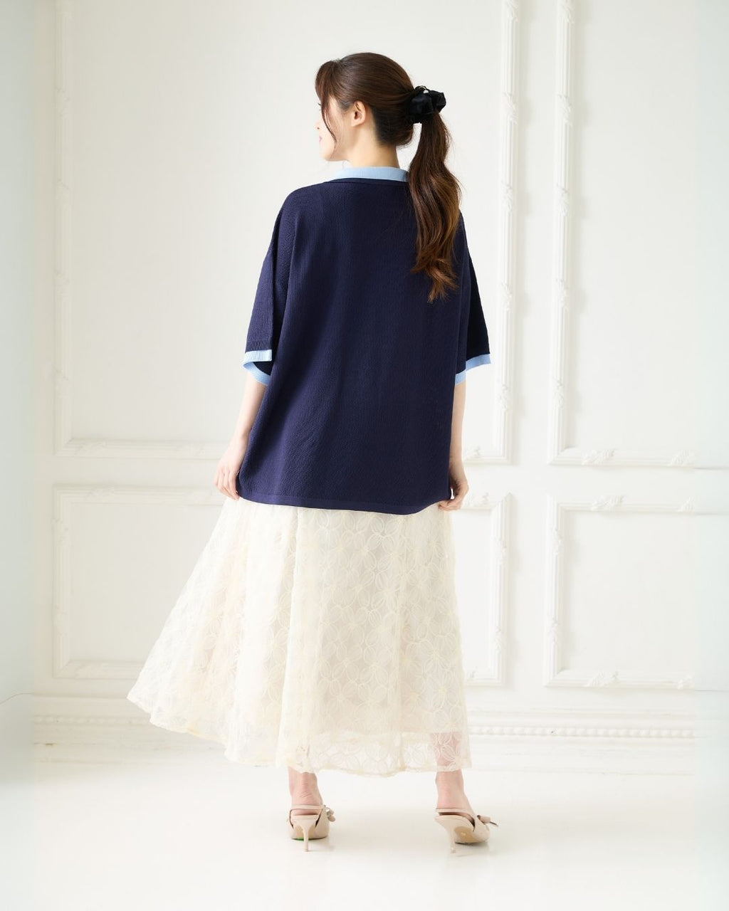 Tule Flower Flare Skirt