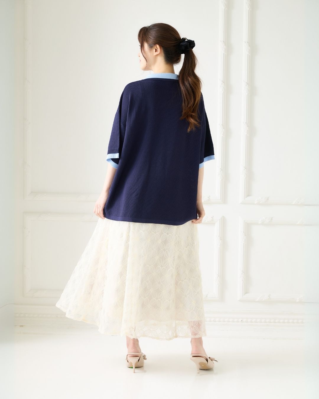 Tule Flower Flare Skirt