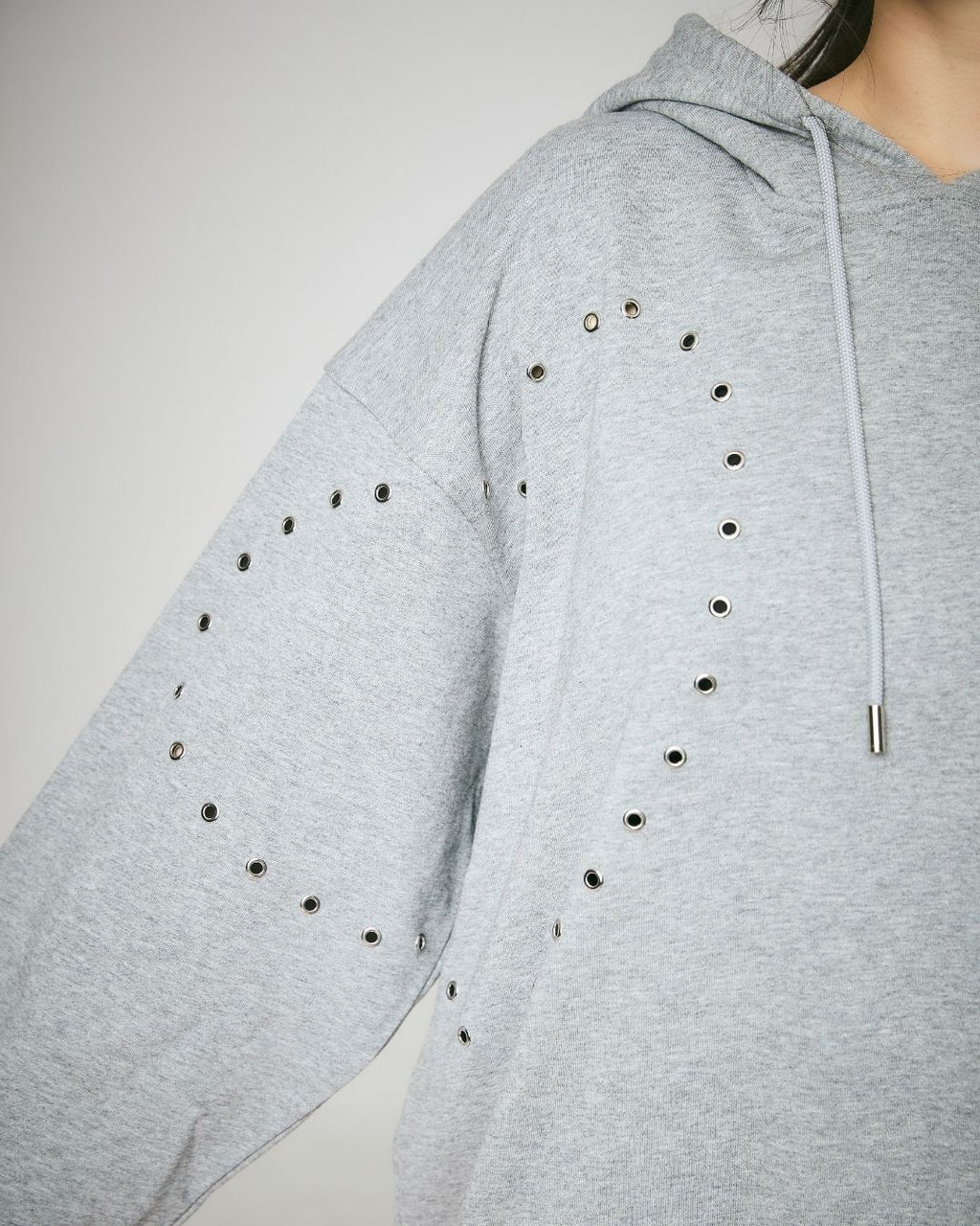 【Unisex】Heart Studs Hoodie