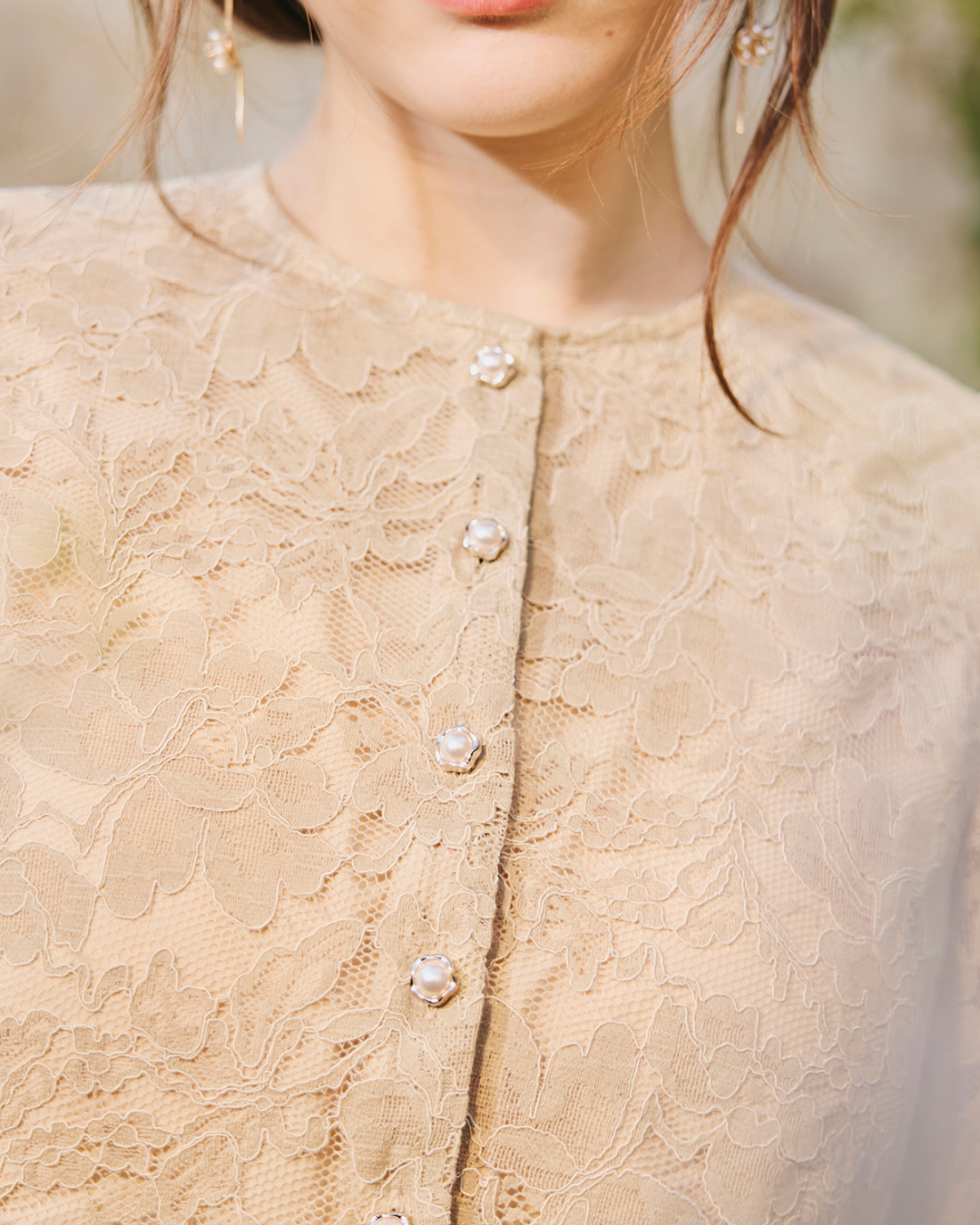 Crop Lace Blouse