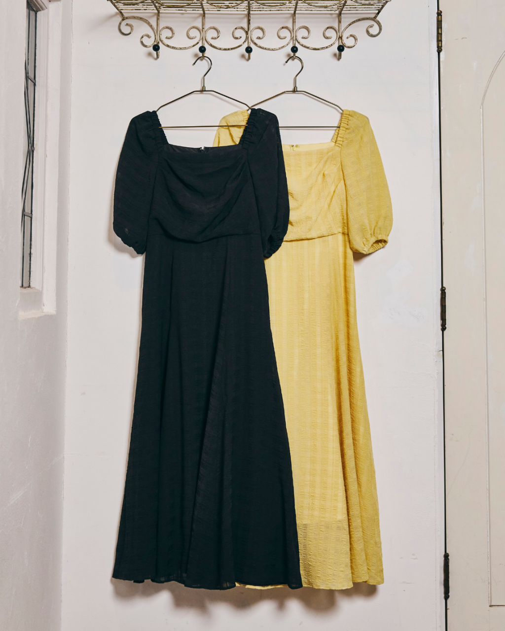 【GirlsAward 大谷映美里さん(=LOVE)着用】Sheer Gingham Check Dress