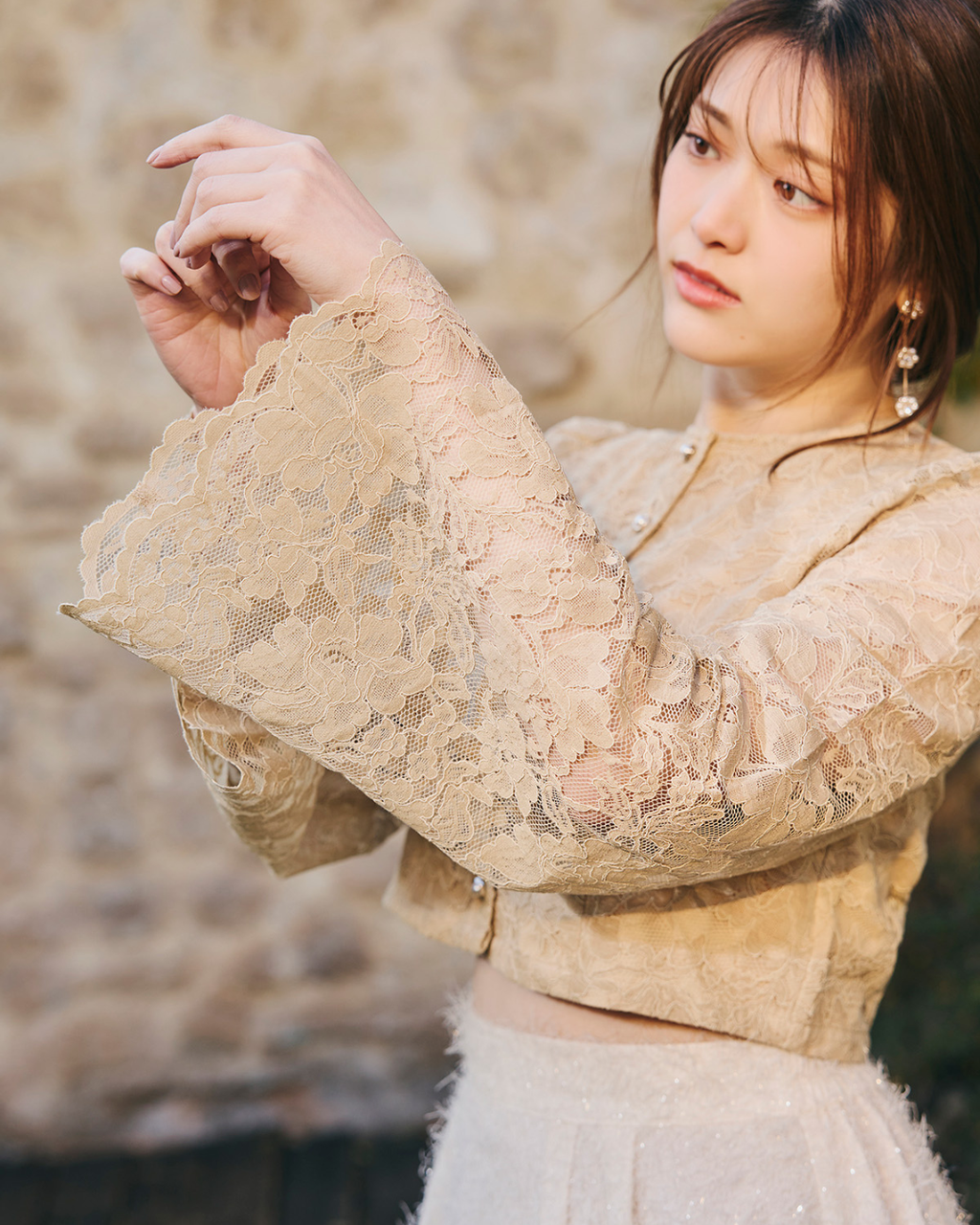 Crop Lace Blouse
