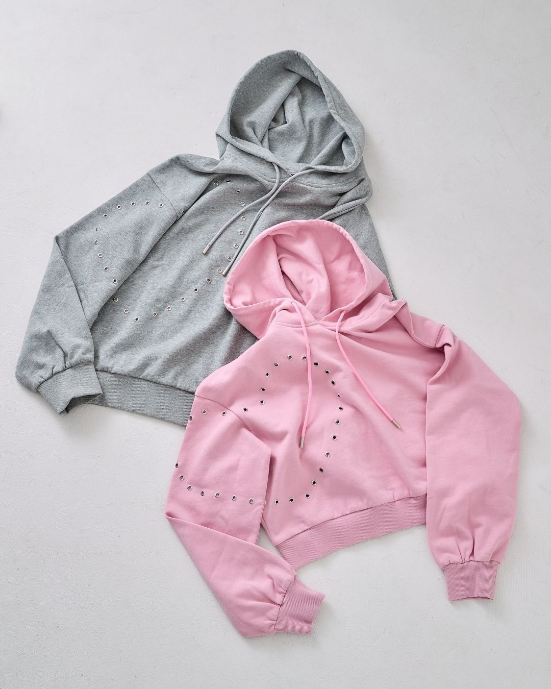 【Unisex】Heart Studs Hoodie