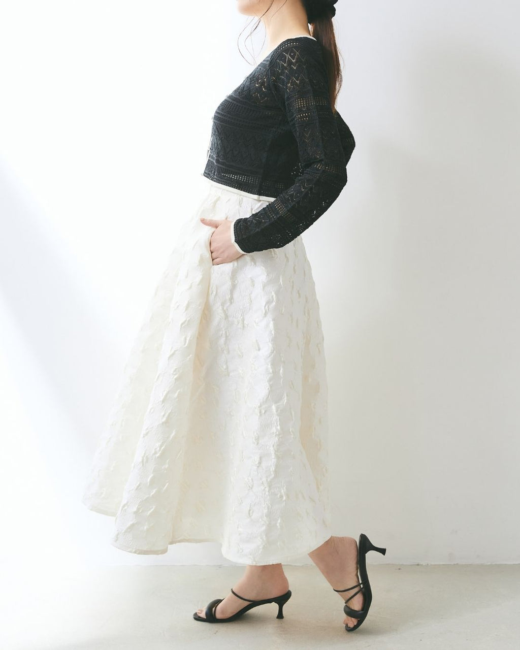 Crochet Bicolor Cardigan