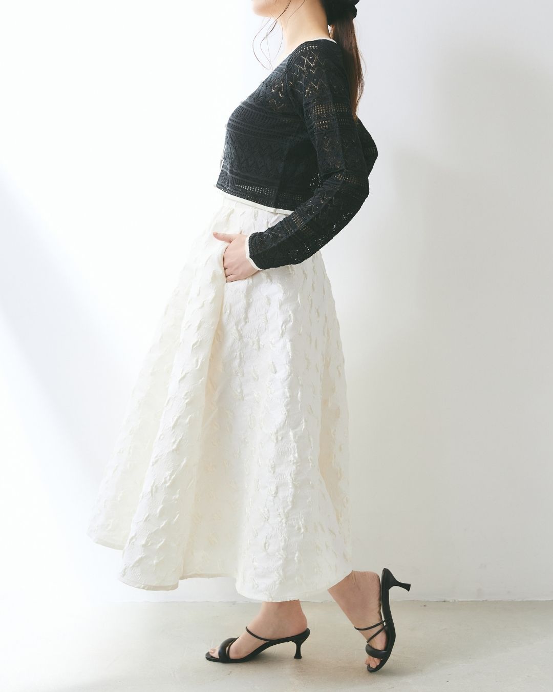 Crochet Bicolor Cardigan