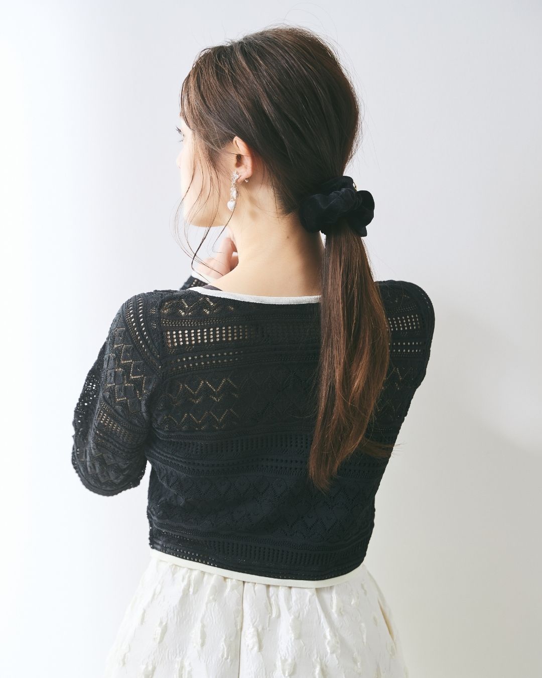 Crochet Bicolor Cardigan