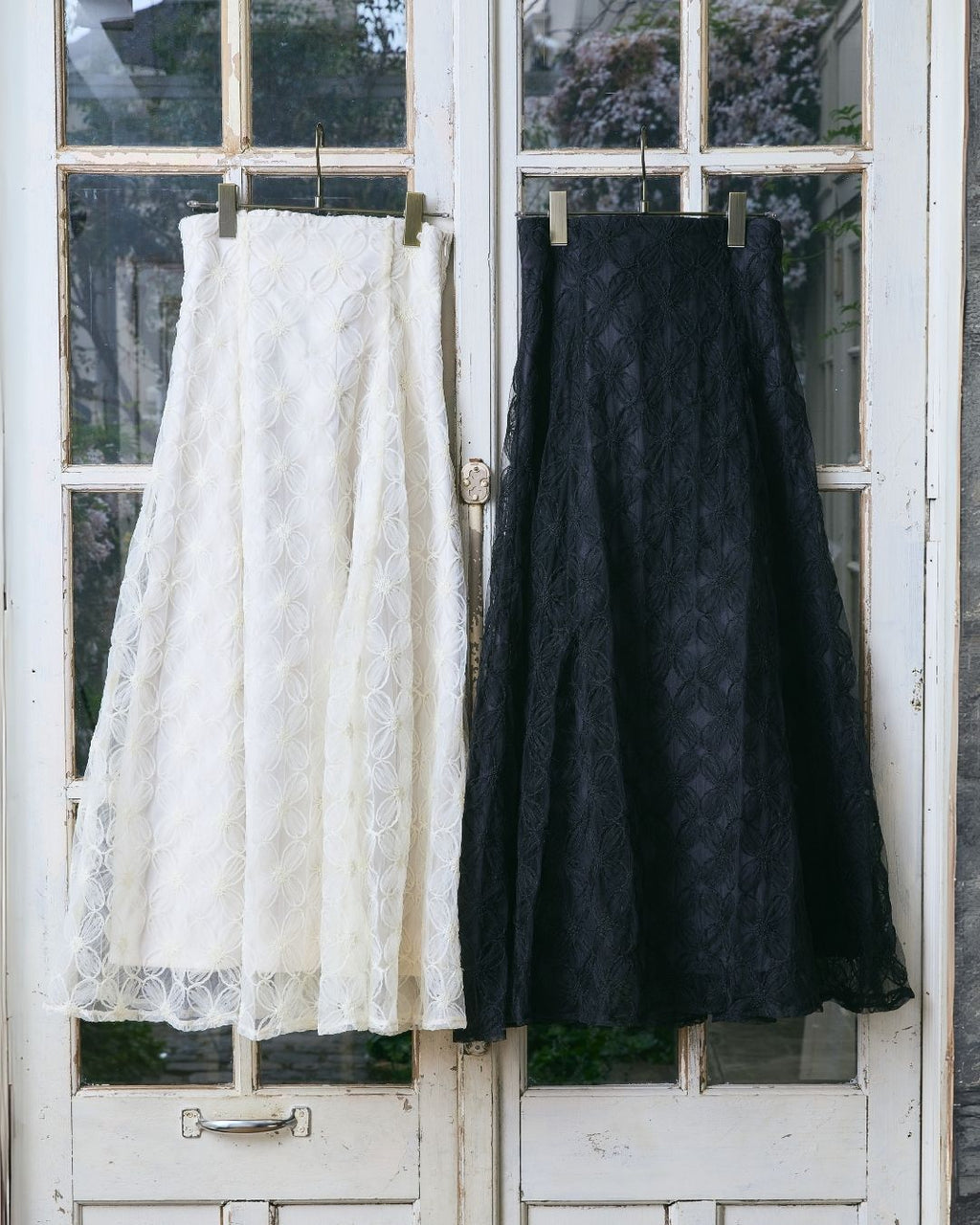 Tule Flower Flare Skirt