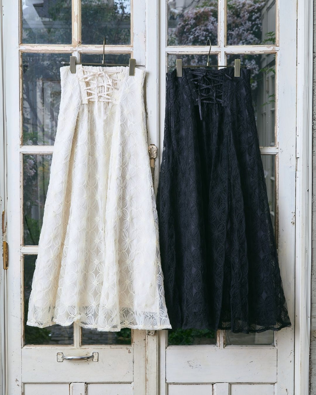 Tule Flower Flare Skirt
