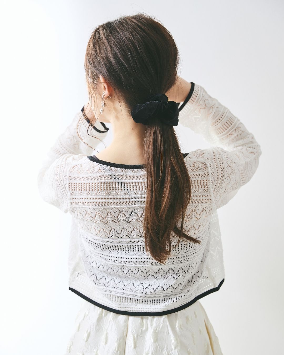 Crochet Bicolor Cardigan