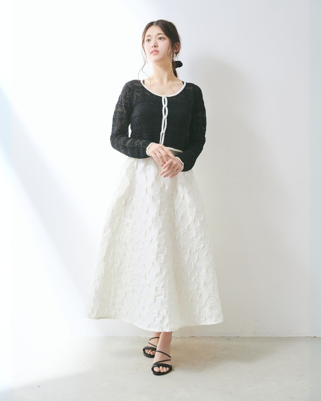 Crochet Bicolor Cardigan