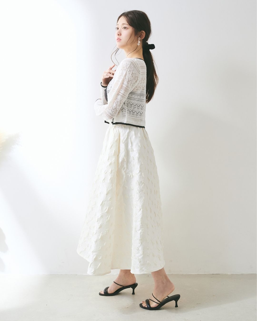 Crochet Bicolor Cardigan