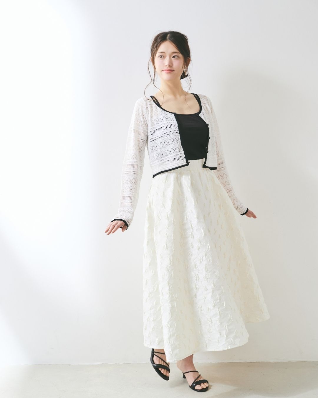 Crochet Bicolor Cardigan