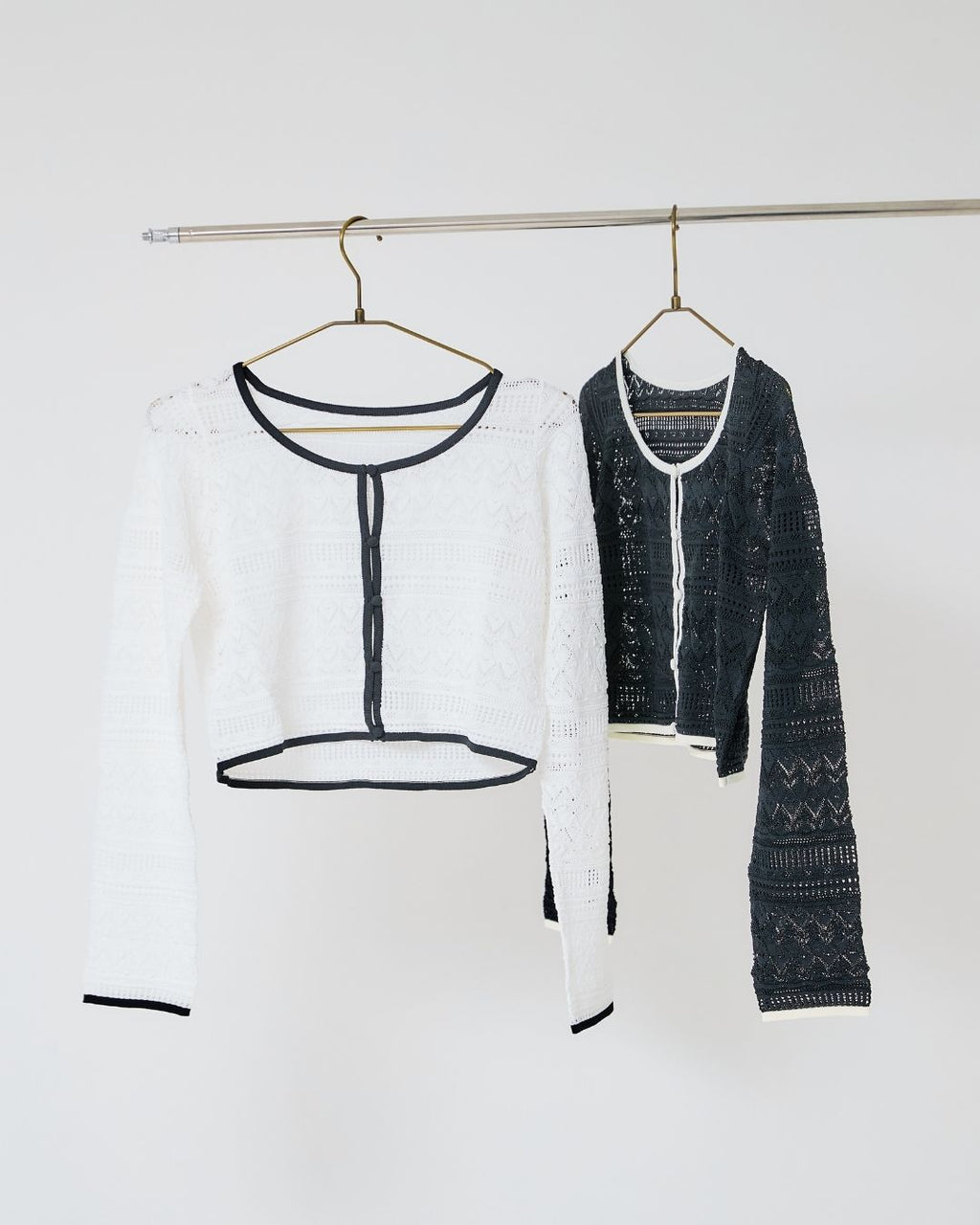 Crochet Bicolor Cardigan