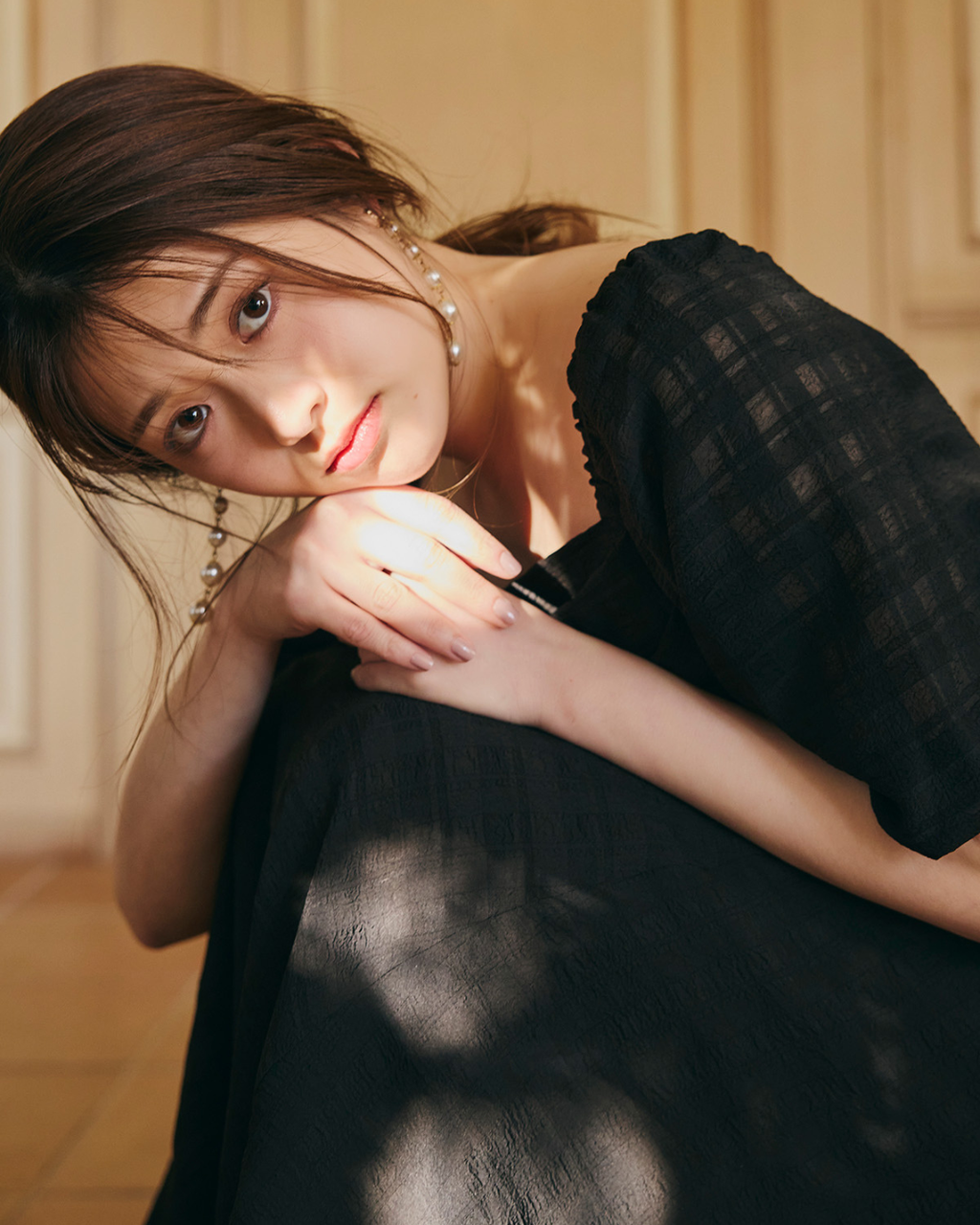 【GirlsAward 大谷映美里さん(=LOVE)着用】Sheer Gingham Check Dress