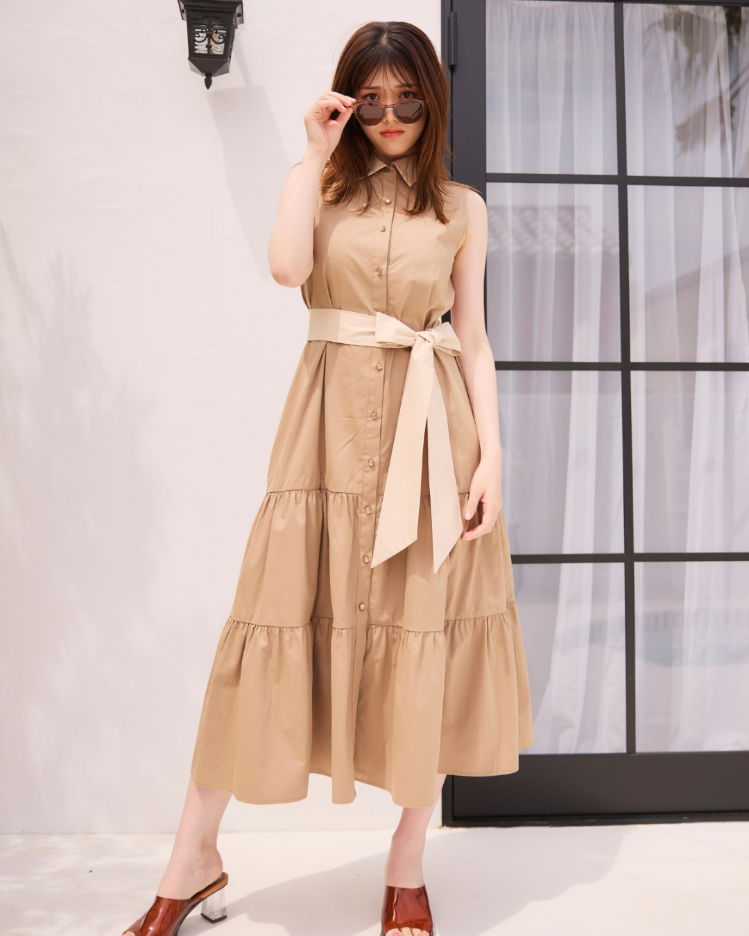 Tiered Shirts Dress