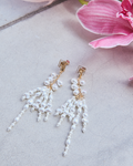 Lantinam Logo Pearl Earrings / Pierce