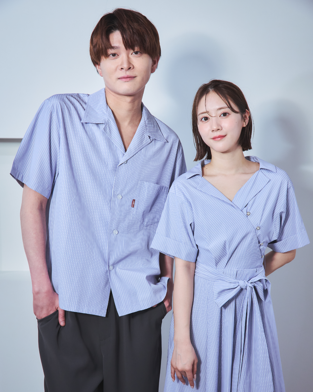 Summer open-collar shirt
