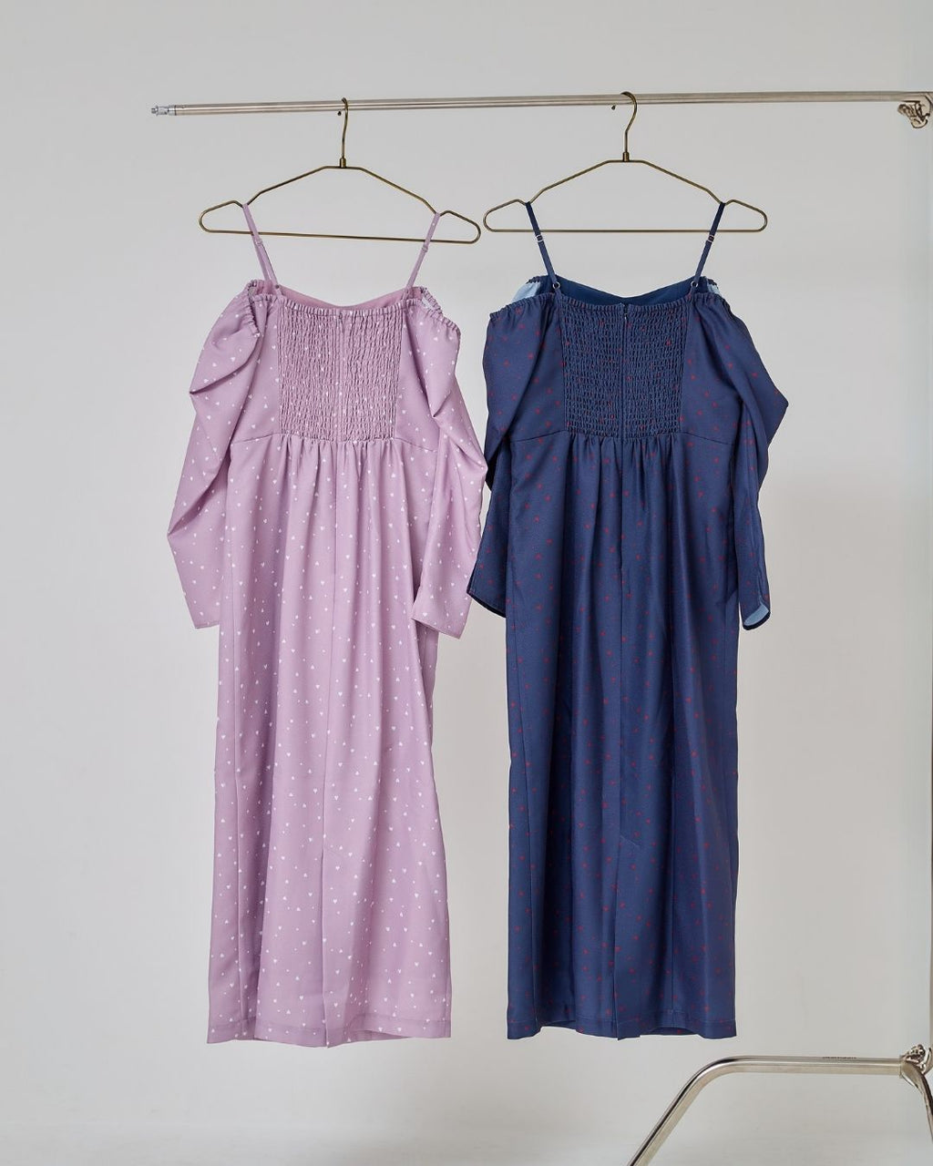 Heart Pattern Ribbon Dress