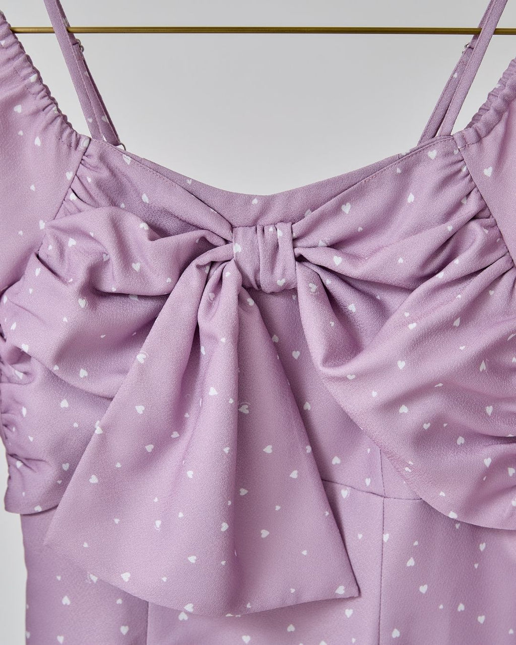 Heart Pattern Ribbon Dress