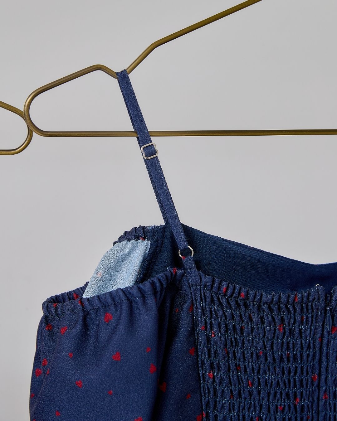 Heart Pattern Ribbon Dress