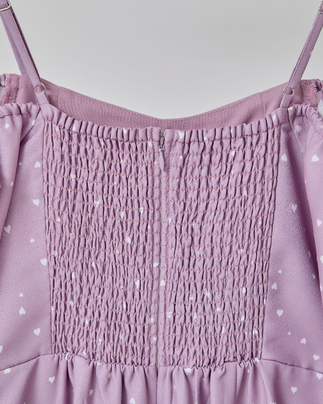 Heart Pattern Ribbon Dress