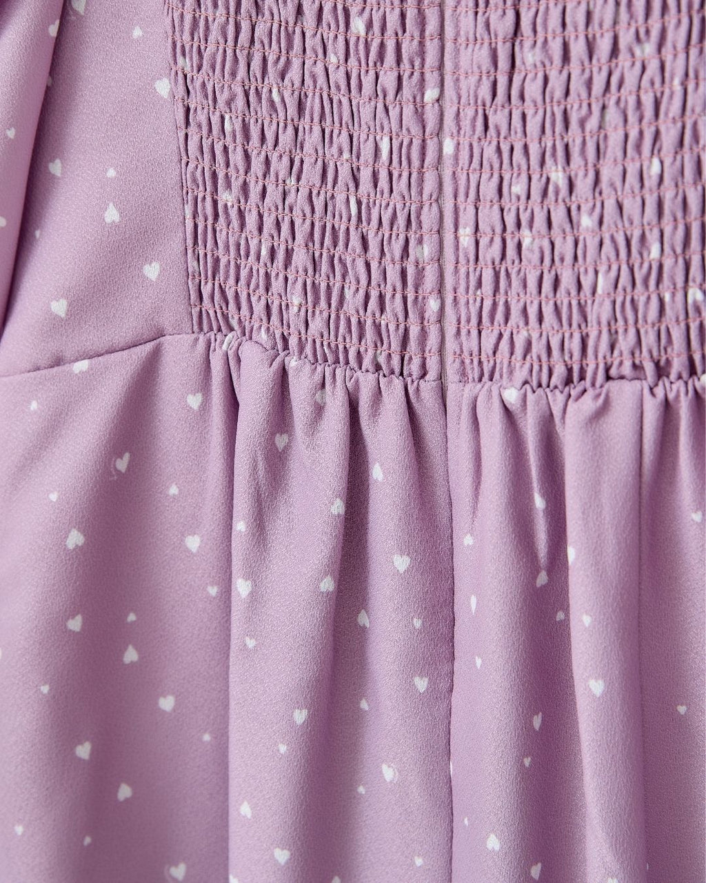 Heart Pattern Ribbon Dress