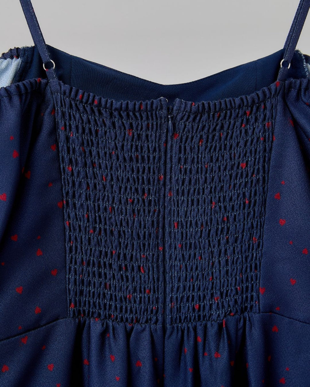 Heart Pattern Ribbon Dress