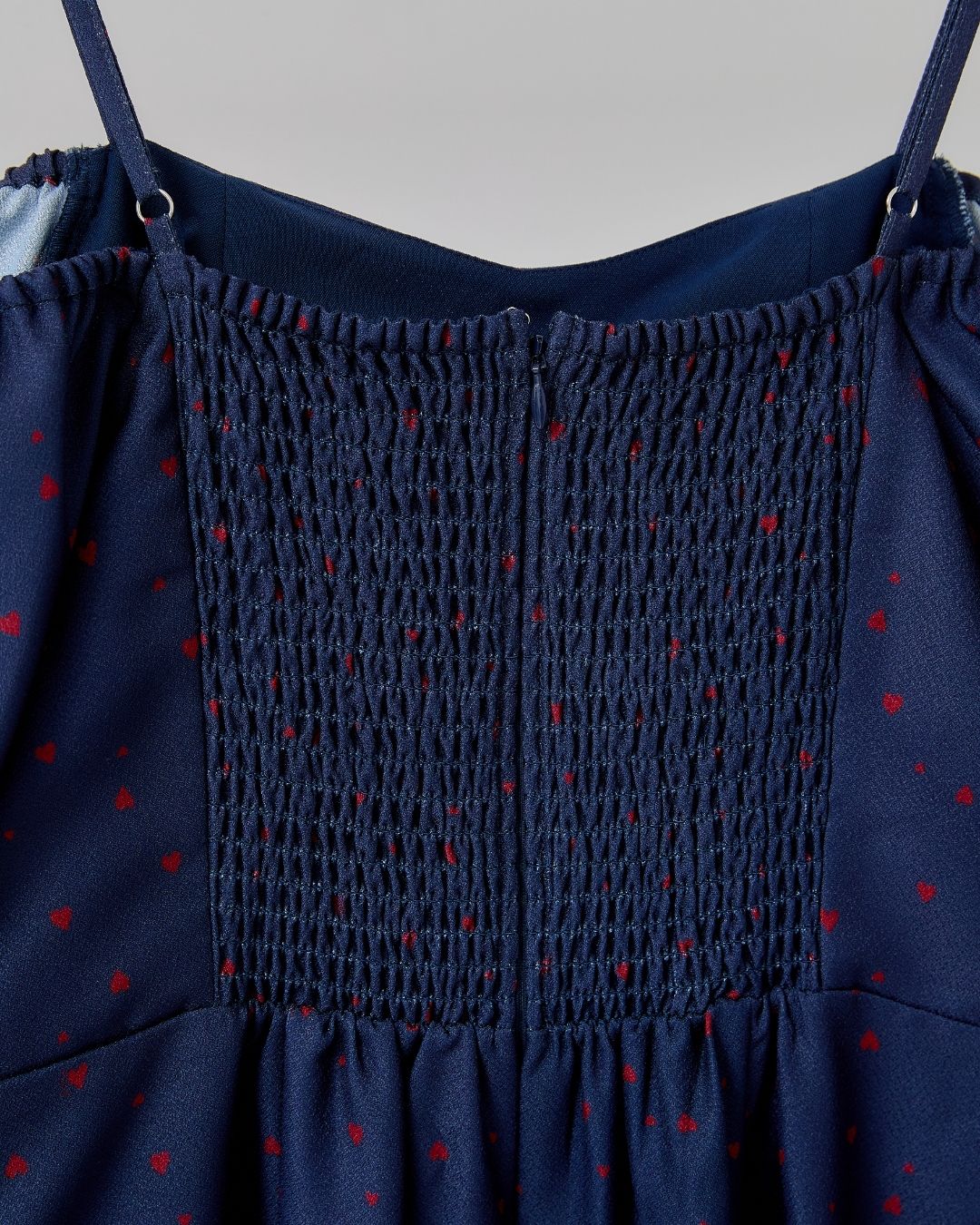 Heart Pattern Ribbon Dress