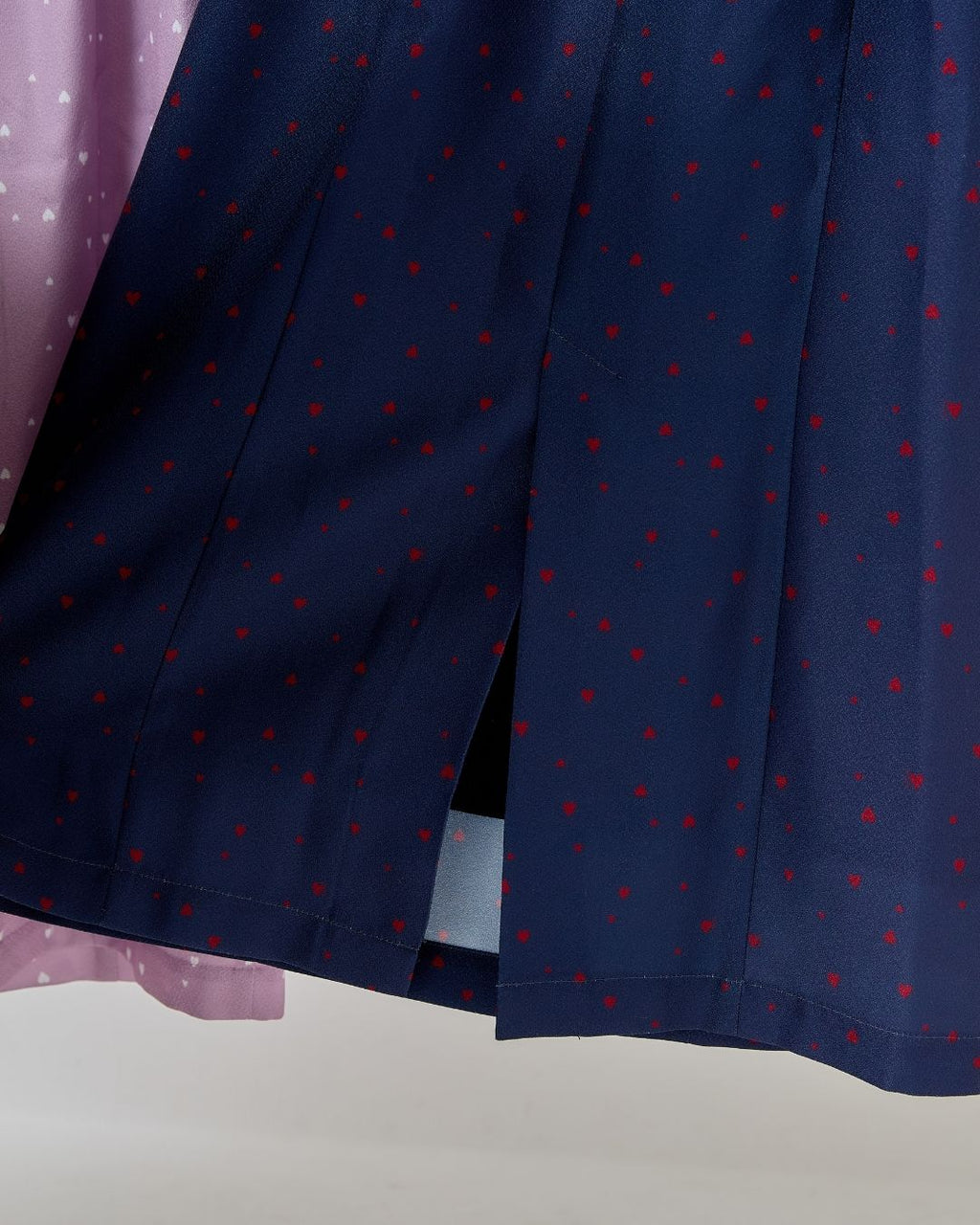 Heart Pattern Ribbon Dress