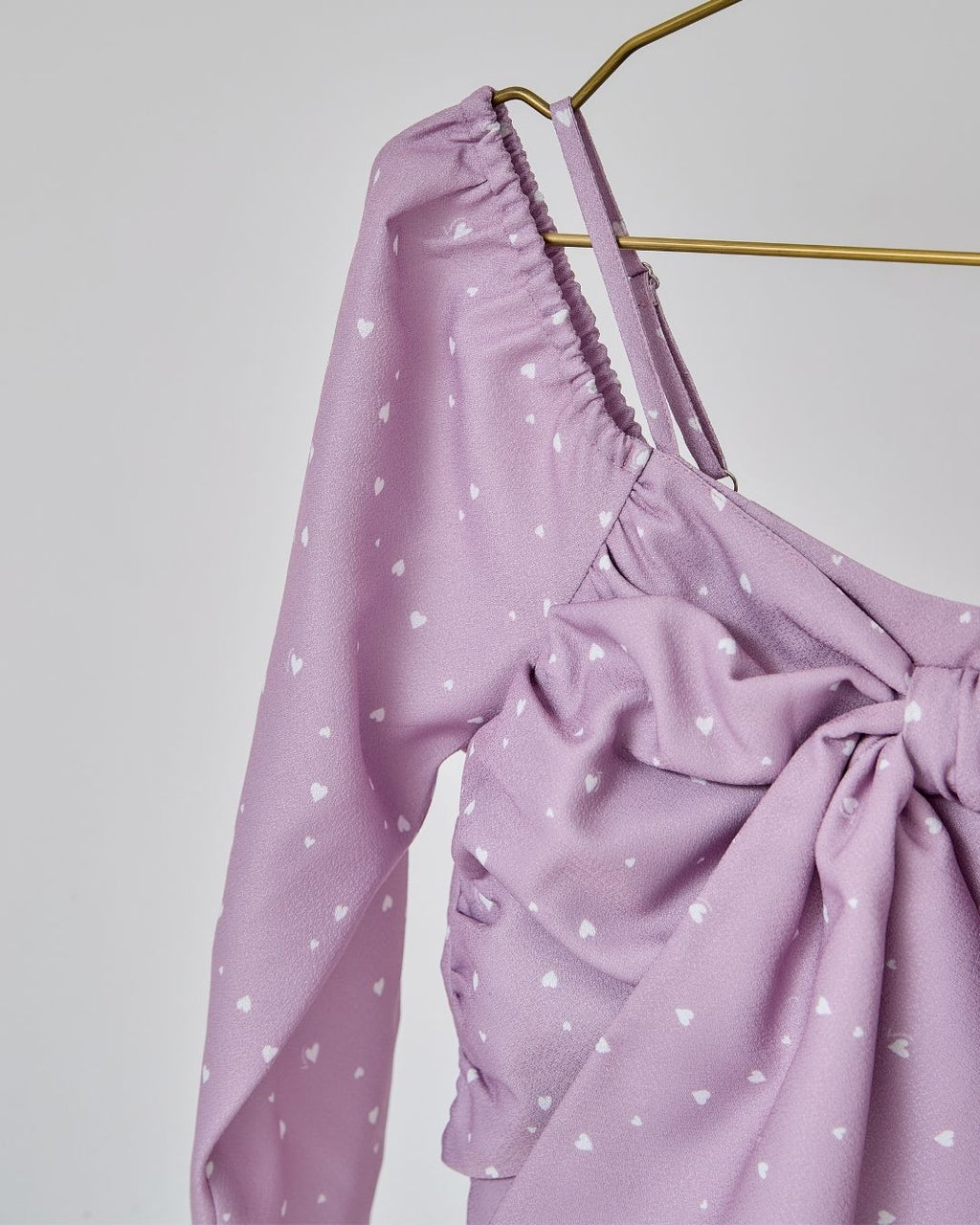 Heart Pattern Ribbon Dress