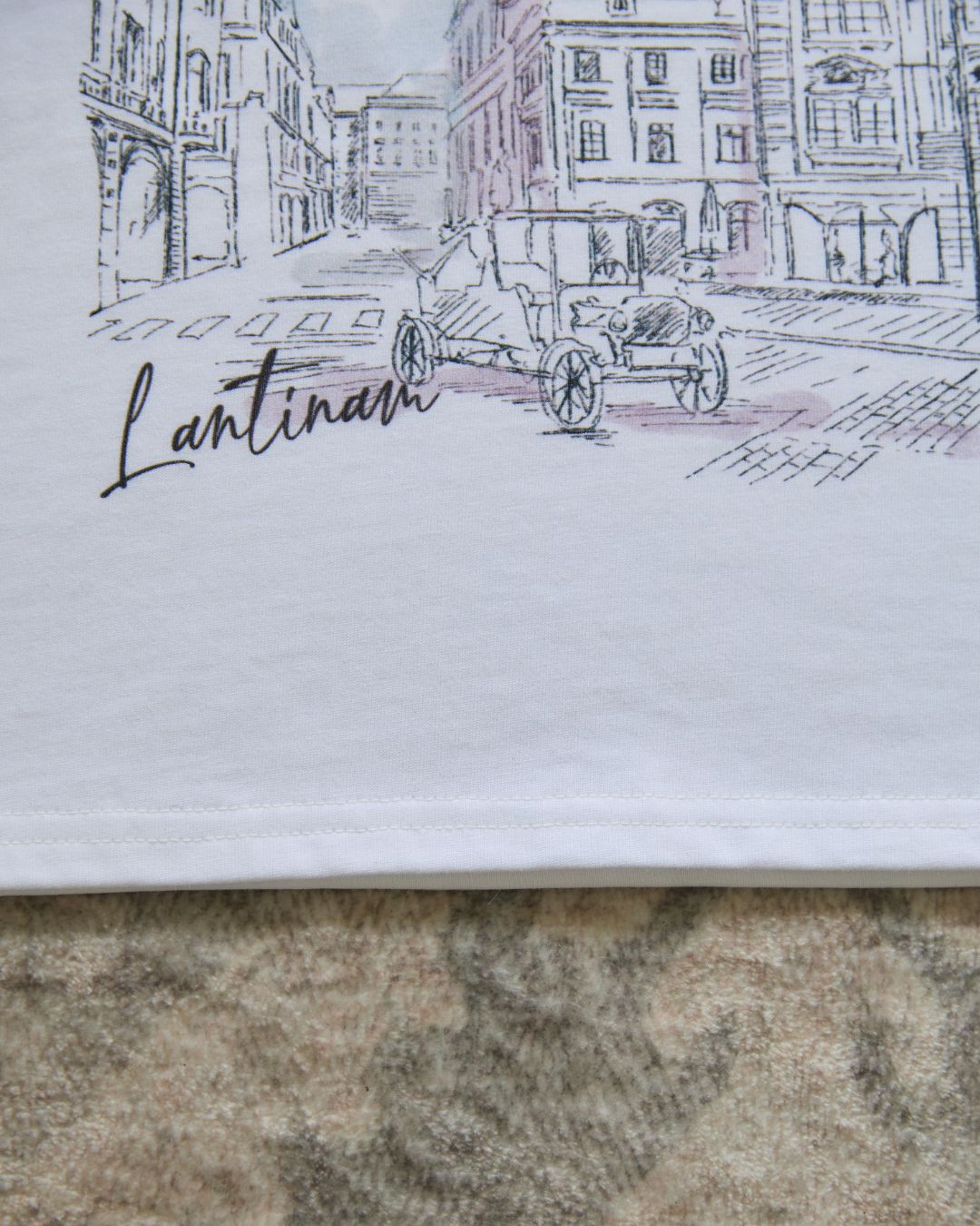 【ユニセックス】PRAGUE Illustration T