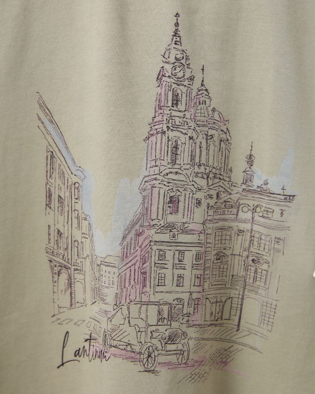 【ユニセックス】PRAGUE Illustration T