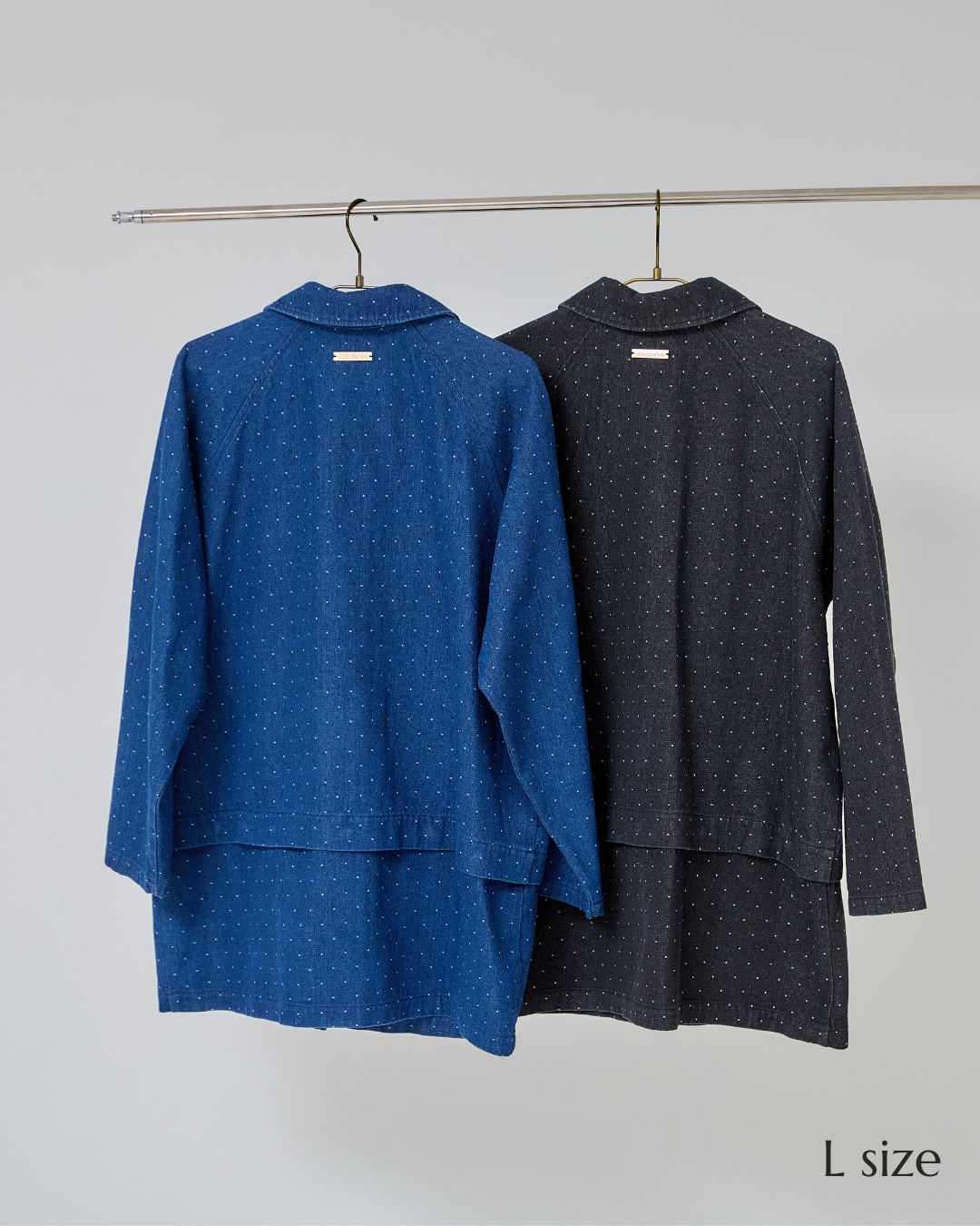 【UNISEX】Dot Denim Cover All