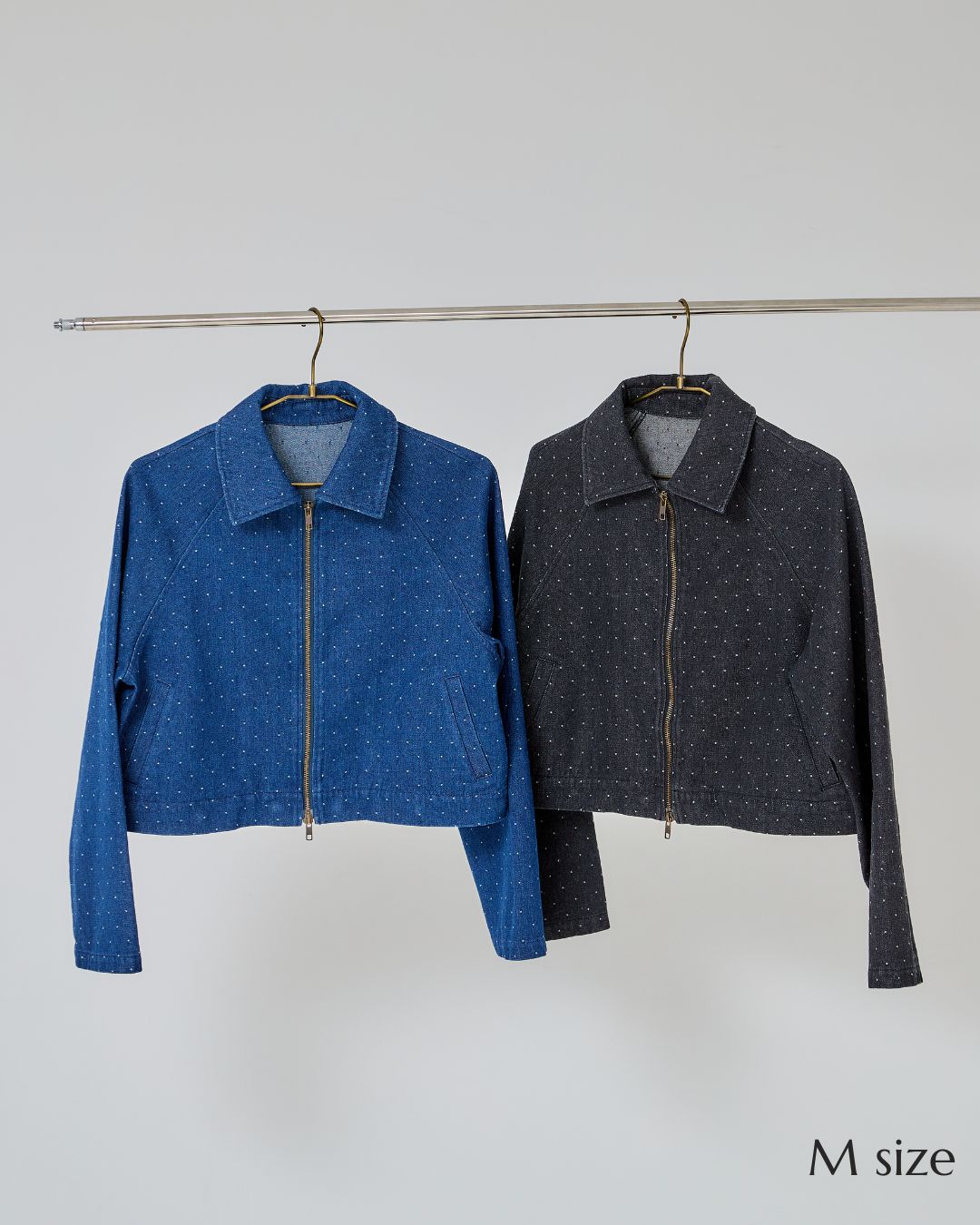 【UNISEX】Dot Denim Cover All