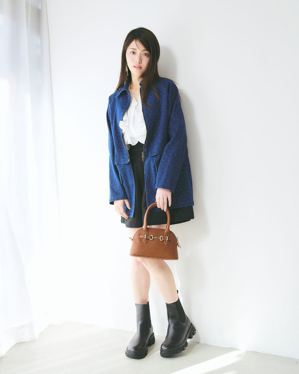 【2WAY】Round Mini Boston BAG