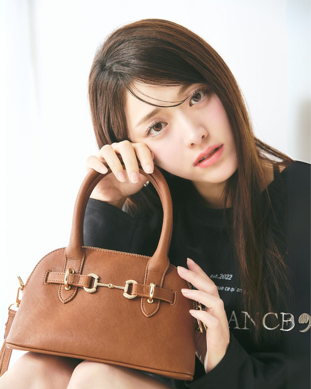 【2WAY】Round Mini Boston BAG