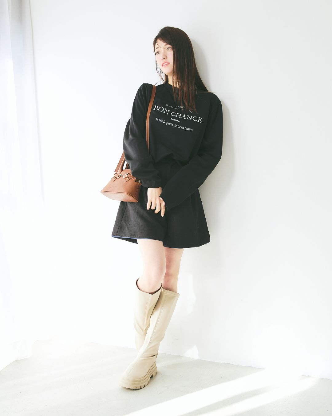 【2WAY】Round Mini Boston BAG